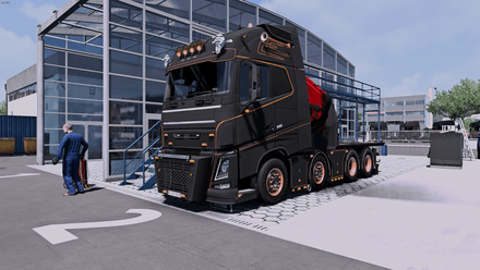 Noxa Custom Modding  FH16/FH4 2012 SCS Crane Chassie 1.55