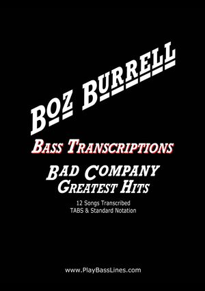 Boz Burrell Bass Transcriptions - Bad Company - Greatest Hits