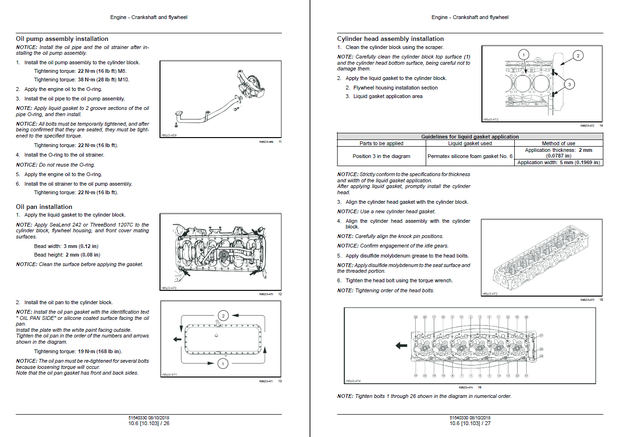 CASE Construction CX490C, CX490C-8, CX500C, CX500C-8 Crawler Excavator Service Manual 51540330 EN