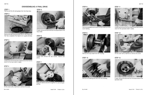 CASE Construction 850, 850E, 855E Crawler Dozer/Tractor Service Manual 8-17012 English