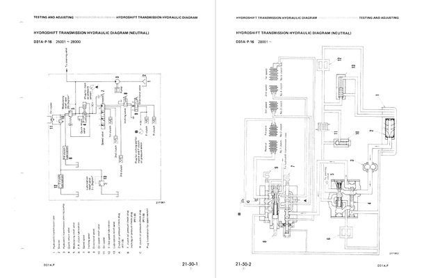 Komatsu Shop Manual D31A-16, D31P-16 25001 and up Crawler Bulldozer SEBM0114B01 English