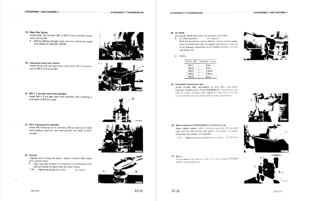 Komatsu Shop Manual D31A-16, D31P-16 25001 and up Crawler Bulldozer SEBM0114B01 English