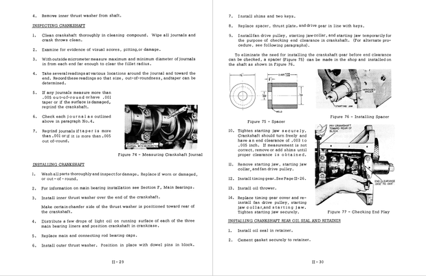 J.I Case 420, 420B, 420C Gasoline Crawler Tractor Service Manual 9-70121 English