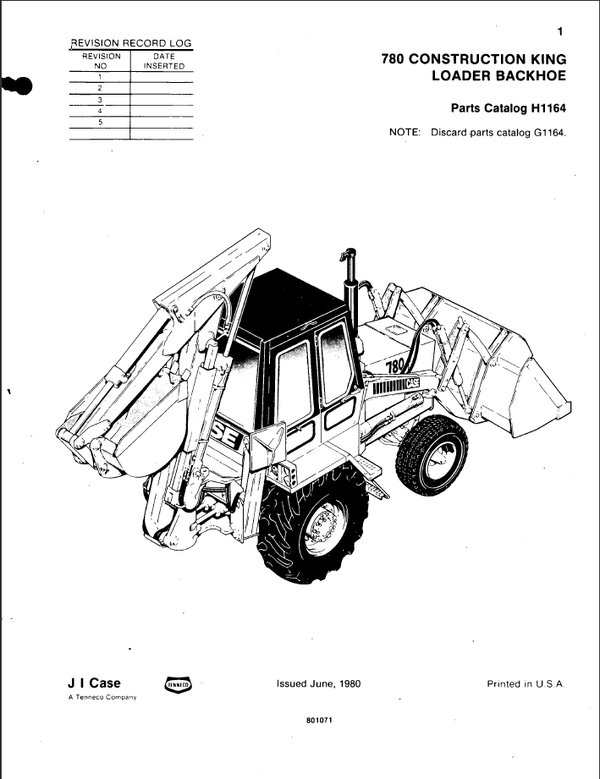 CASE Construction 780CK Construction King Loader Backh