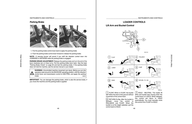 CASE 580L, 580 Super L, 590 Super L L Series Loader Backhoe Operators Manual 9-25886 English