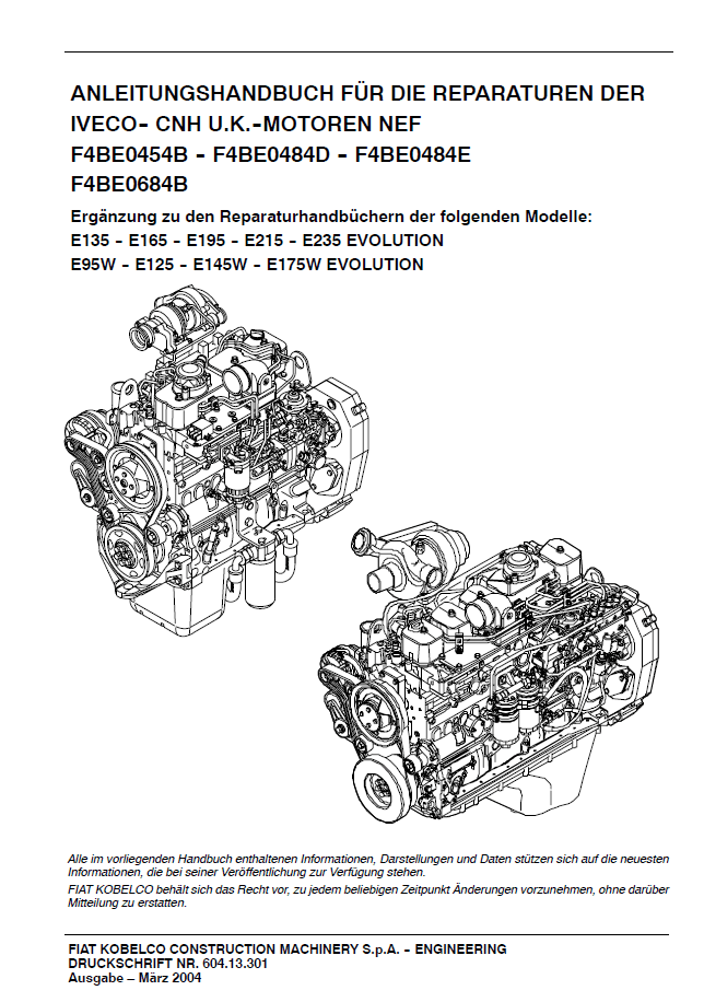 Iveco Motoren Technische Daten