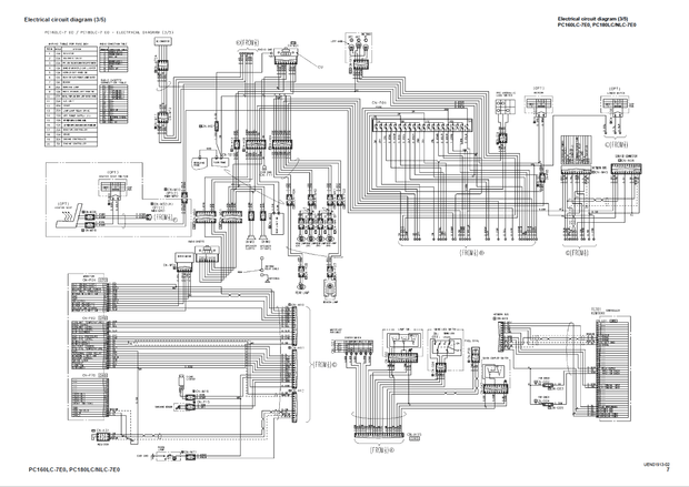 Komatsu Shop Manual PC160LC-7E0 PC180LC-7E0 PC180NLC-7E0 K45001 and up Excavator UEN01892-04 English