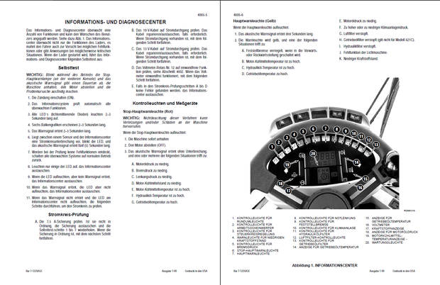 CASE Construction 821C Radlader Wartungshandbuch 7-15740GE Deutsch