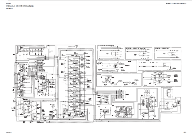 Komatsu Shop Manual PW160-7K K40001 and up Wheeled Excavator UEBM002500 English