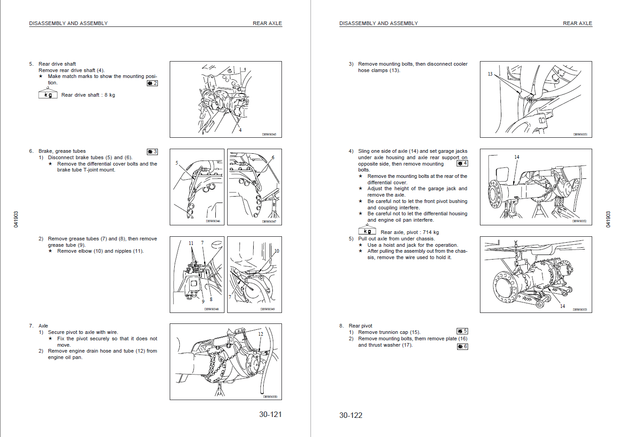 Komatsu Shop Manual WA320-3 WA320H20051 and up Wheel Loader VEBM450104 English