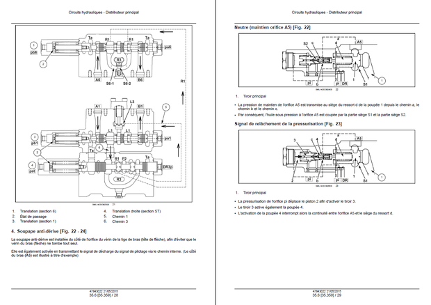 CASE Construction CX300D Europe Excavatrice sur chenilles MANUEL DE SERVICE 47843022 Français