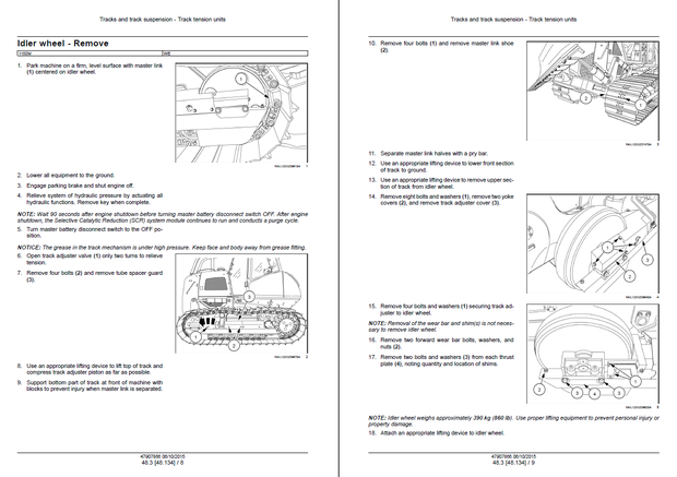 CASE Construction 1150M Stage IIIB Europe Crawler Dozer Service Manual 47907866 2nd edition English