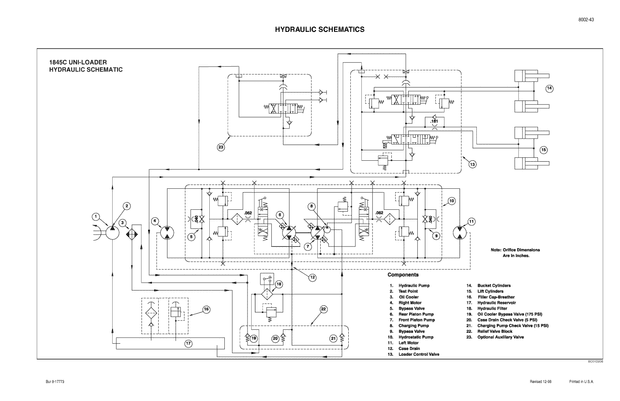 Case Construction 1845C Skid Steer Loader/Uni-Loader Service Manual 8-42913 English