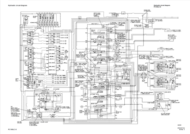 Komatsu Shop Manual PC160LC-8 25001 and up Hydraulic Excavator SEN04566-10 English