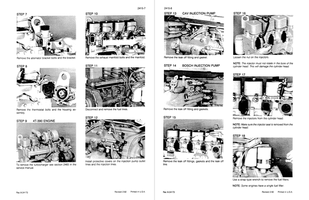 Case Construction 1845C Skid Steer Loader/Uni-Loader Service Manual 8-42913 English