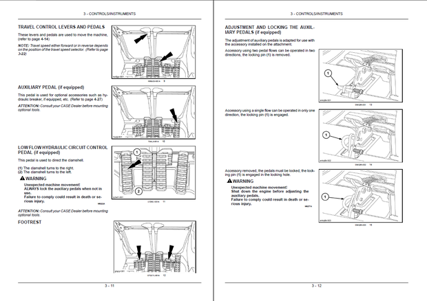 CASE Construction CX300C Tier 4 Crawler Excavator Operator&#x27;s Manual 84415529 1st edition English