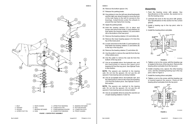 CASE Construction 621E Tier 3 North America ANZ Wheel Loader Service Manual 84243974 English