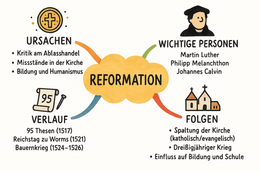 Mindmaps zu über 100 Themen im Fach Religion