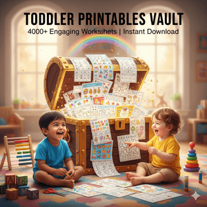 The Ultimate Toddler Printables Vault (200+ Pages of Activities)