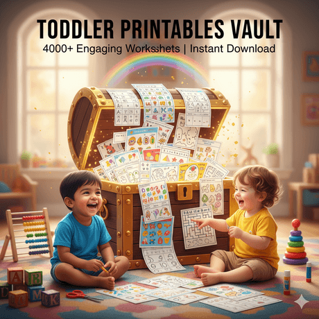 The Ultimate Toddler Printables Vault (200+ Pages of Activities)