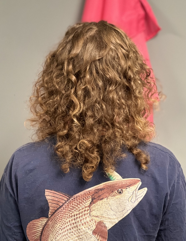 Caitlin shaves it all off! 