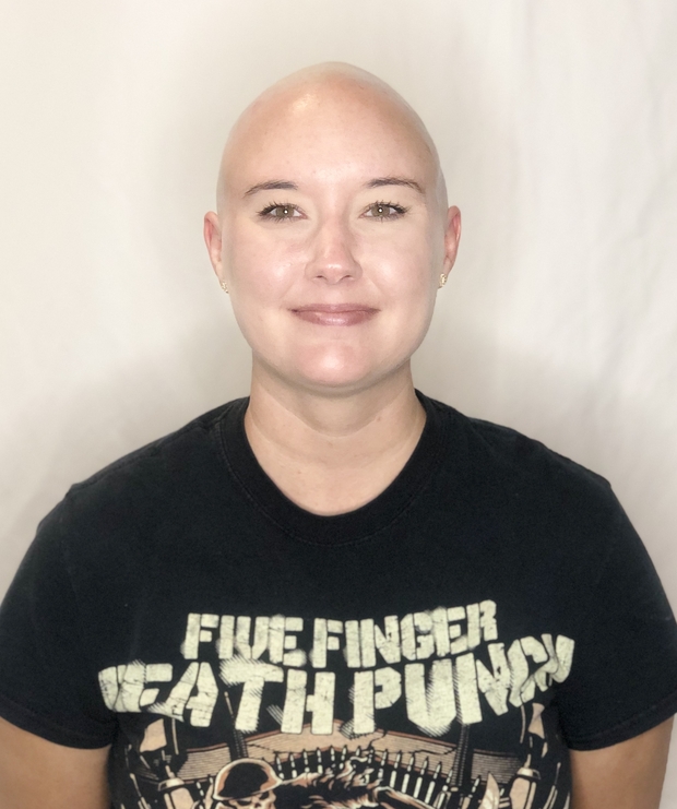 Charidy shaves it all off! 