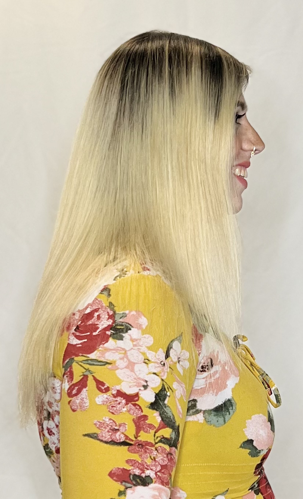 Jackie shaves it all off! 