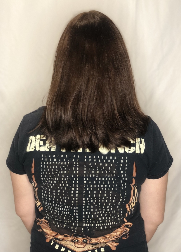 Charidy shaves it all off! 