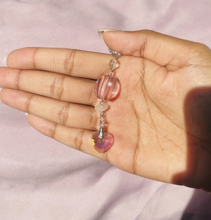 Rose Quartz Keychain