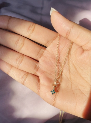 Green Flower Necklace