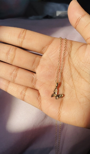Gold Butterfly Necklace