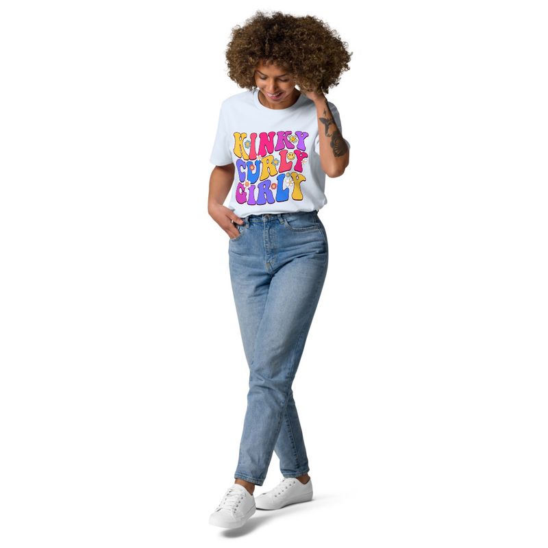 &quot;Kinky, Curly, Girly&quot; Organic Cotton Tee