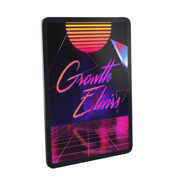 Actual colorful Growth Elixirs chapter opener from the Recipe Bible