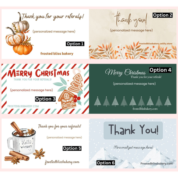 Customizable Message Cards