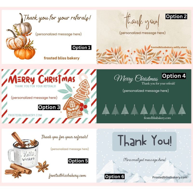 Customizable Message Cards
