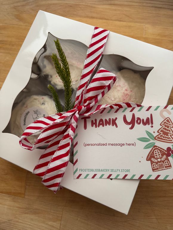 Peppermint Truffle Cookie Box