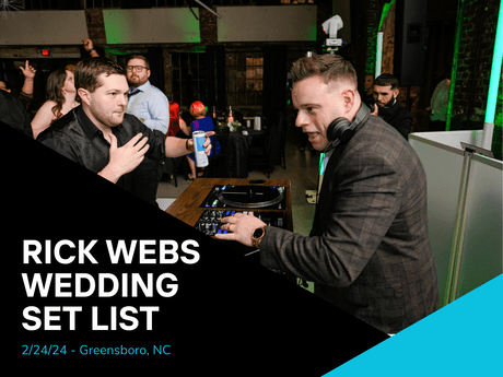 FULL Setlist From Rick Web's Wedding