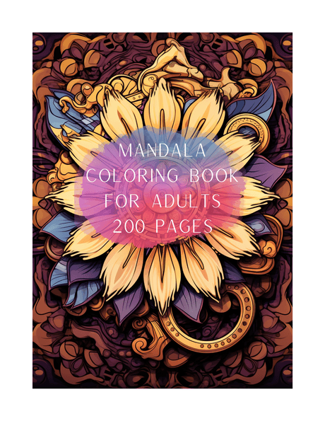 Steampunk Mandala Coloring Book | Printable for Adults