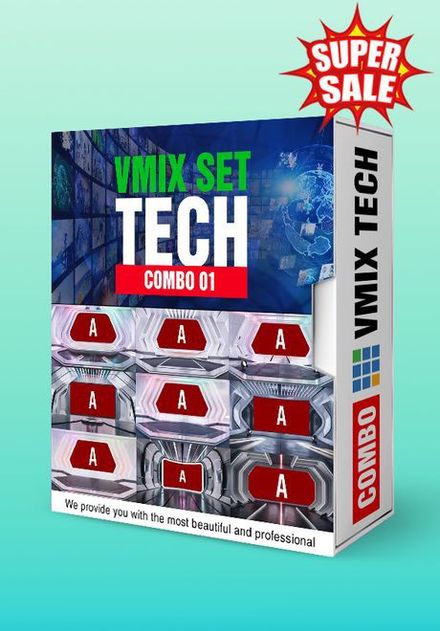COMBO 01 - vMix Virtual Set Tech
