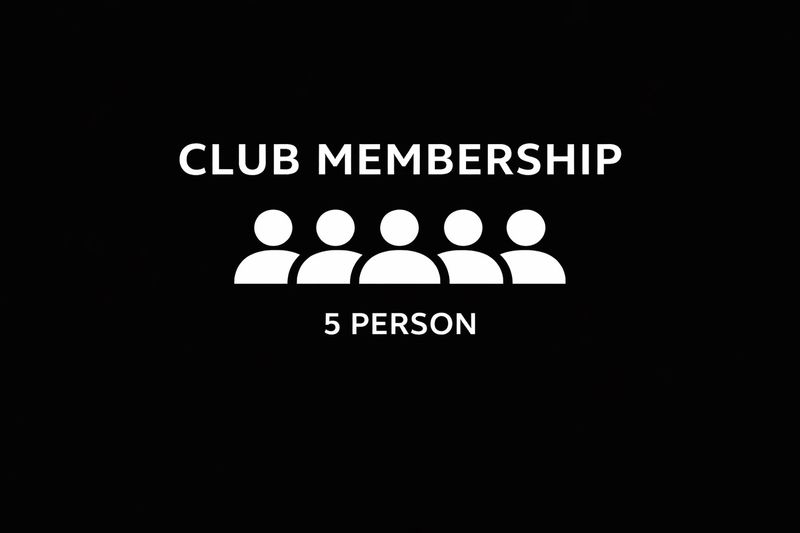 5 PERSON - CLUB MEMBERSHIP