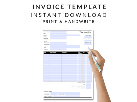 NDIS Provider Invoice Template PDF