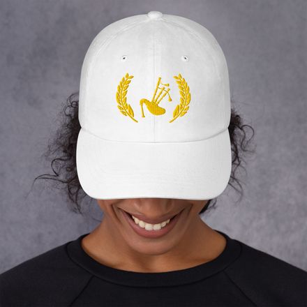 Golden Pipes Embroidered Cap