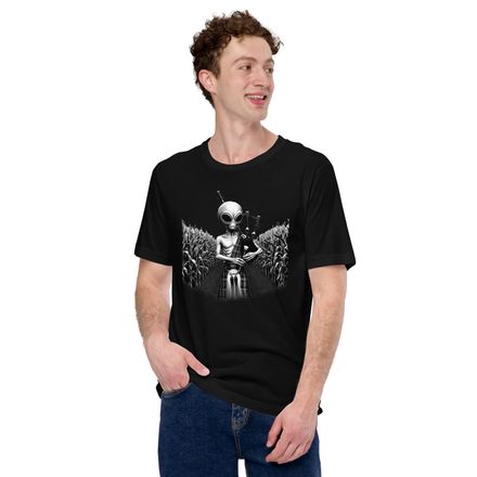 Alien Piper Crop Circle Tee