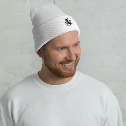 Skull and Drones Beanie - Black Art