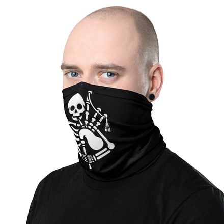 Skull &amp; Drones Neck Gaiter