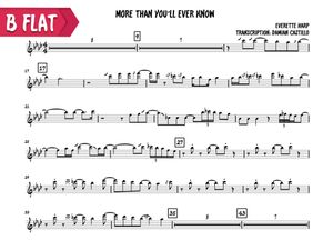 More Than You'll Ever Know | Everette Harp (Bb)