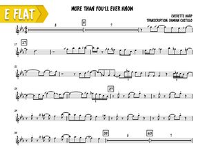 More Than You'll Ever Know | Everette Harp (Eb)