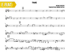 Trains | Michael Brecker (Eb)