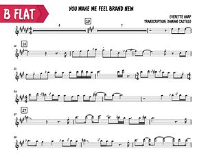 You Make Me Feel Brand New | Everette Harp (Bb)