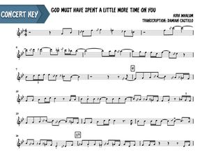 God Must Have Spend A Little A Little More Time On You | Kirk Whalum (C)